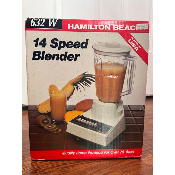 Vintage HTC Sealed New in Box 50s Hamilton Beach Blender Model 610w 14 Speed - Picture 1 of 7